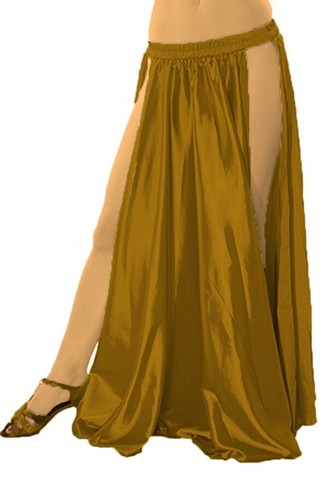 Skirt High Slit Waist Midi 41 Color Side Women Wear Long Side Cut Skirt S36 - Picture 17 of 47