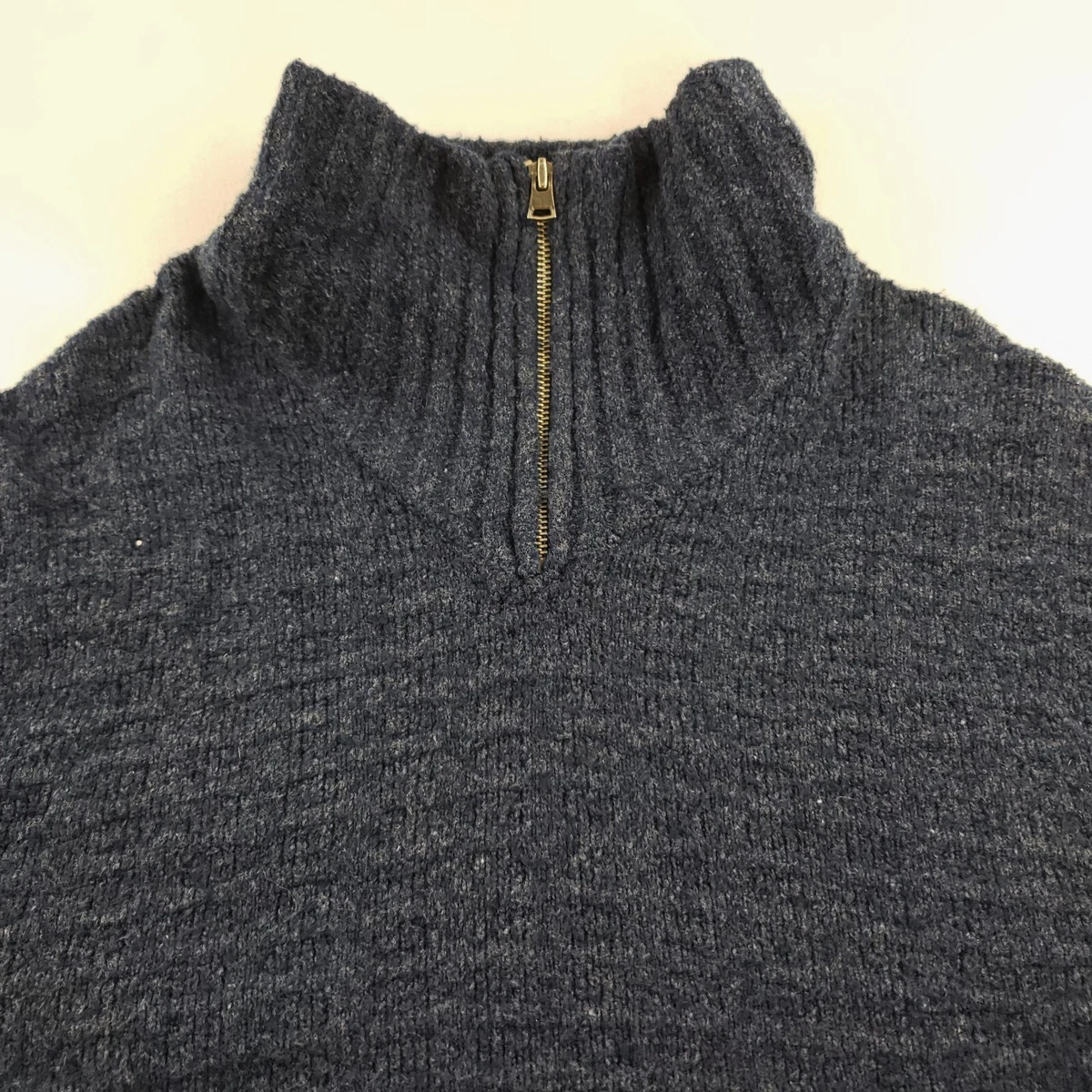gap waffle mockneck sweater