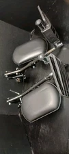 Padded Wheelchair Elevating Legrests W/Foot Plates For Standard Wheelchairs (2)
