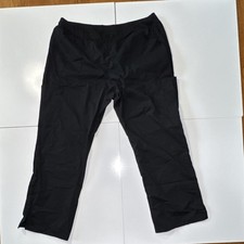 Cherokee Workwear Unisex 2XL Black Scrub Pants Polyester Cotton Medical 32