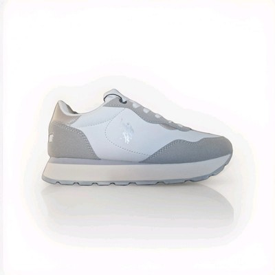 U.S. POLO ASSN. KITTY006 Damen Sneaker Low Top Weiß/Grau EU 38 KITTY006W/EYH1