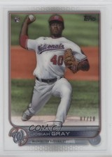 2022 Topps Series 1 Clear 7/10 Josiah Gray #43 w5p
