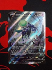 Pokémon TCG Shadow Rider Calyrex V Full Art Holo Card Chilling Reign 172/198