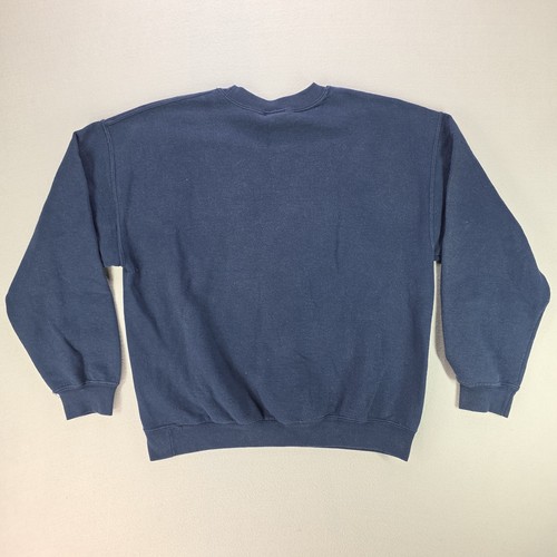 Clarke University Crusaders Sweatshirt Large Navy Spellout Basketball Dubuque IA - Picture 11 of 14
