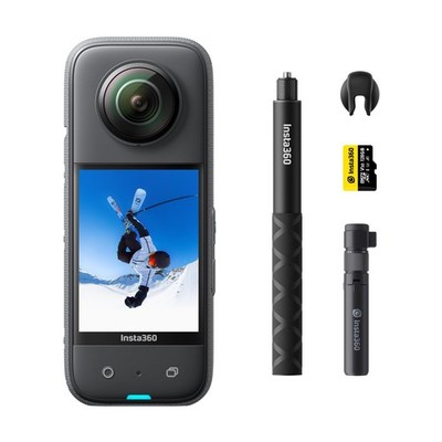 Insta360 X3 360 Action Camera 48MP 5.7K HDR Video 4K Single Lens Selfie 60fps