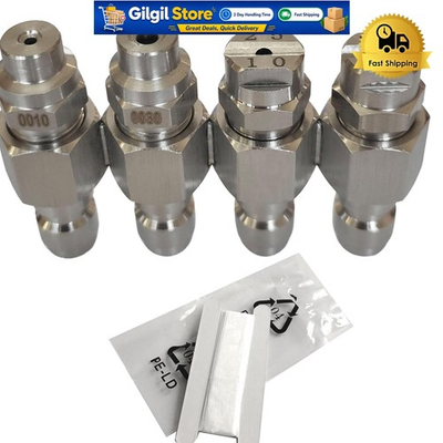 #ad Durable 1 4 Inch Quick Connect Jrod Pressure Washer Nozzle Efficient Cleaning $46.49