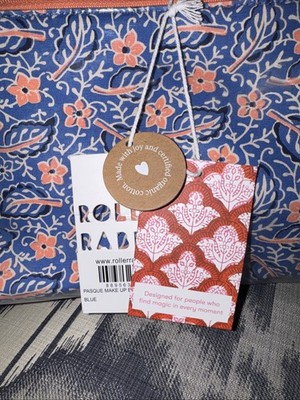 NWT Roller Rabbit Pasque Multi-Purpose Pouch Easter Travel Makeup Bag Gift Idea