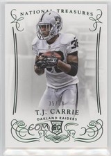 2014 Panini National Treasures Rookie Century Numbers 35/38 TJ Carrie #183 0f6