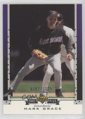 2002 Upper Deck Plus 782/1125 Mark Grace #UD62 e9p