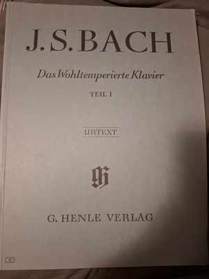 J.S. Bach, Notenheft, Das Wohlremperieete Klavier, Teil 1