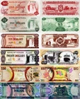GUYANA - Lot of 6 Banknotes 1/5/10/20/50/100 Dollars FDS - UNC