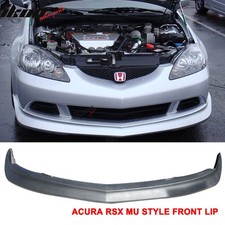 Fits 05-06 Acura Rsx Dc5 Mugen Style Front Bumper Lip Pu Unpainted Chin Spoiler