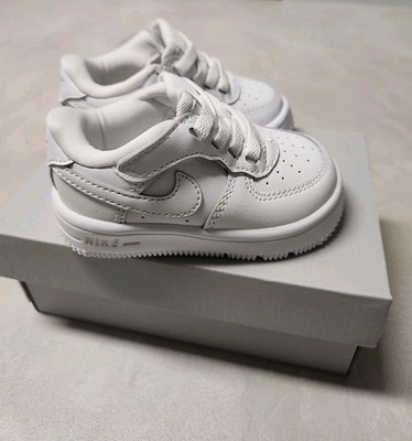New Baby  NIKE AIR FORCE 1 Easy On  (TD) White On White FN0236 111 4c   