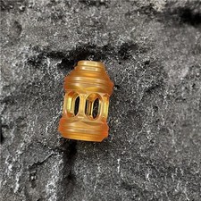 Titanium PEI Knife Lanyard Bead Paracord Pendant Bracelet Bead EDC Charm DIY