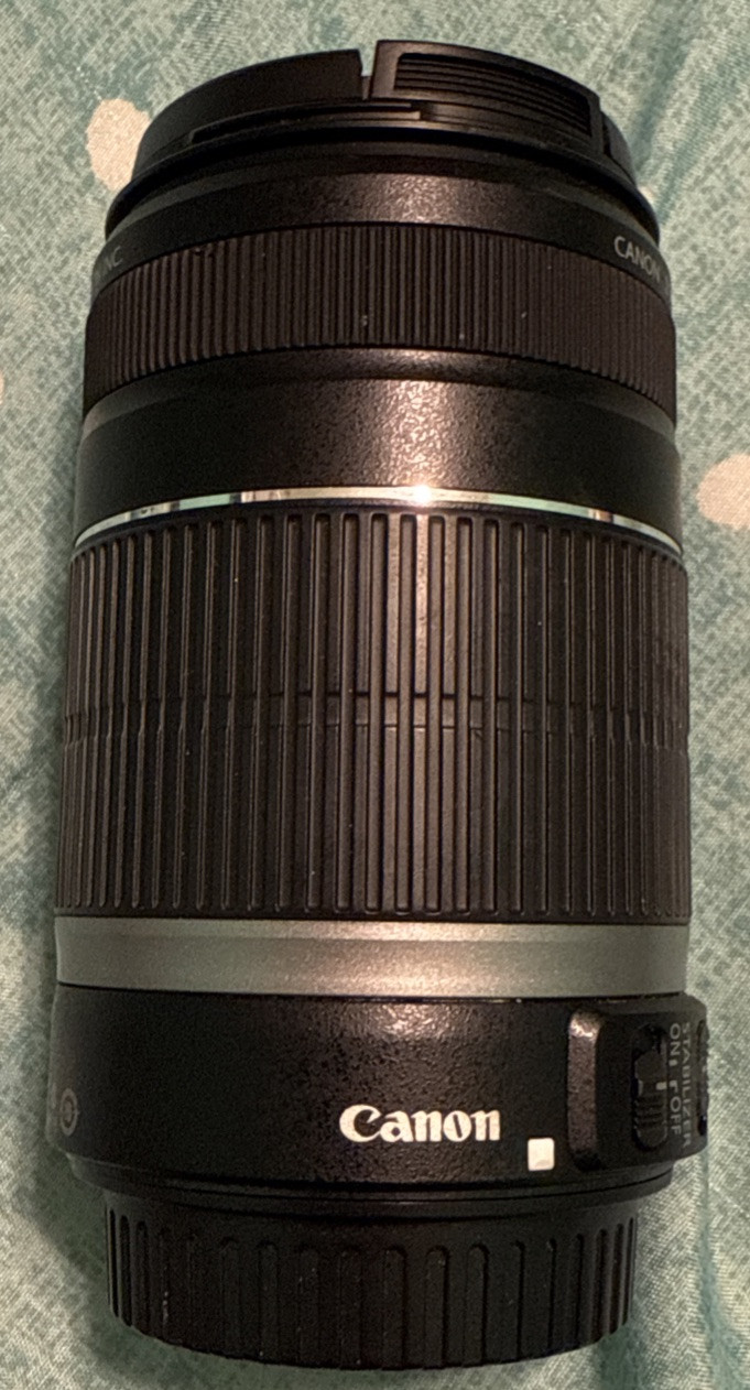 Canon EF-S 55-250mm F/4-5.6 IS Telephoto Zoom Lens EUC Tested
