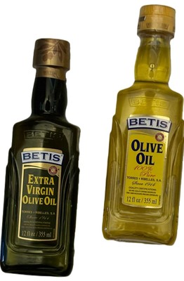Betis Extra Virgin & Pure Olive Oil 12 oz Each | Organic Spanish Oil