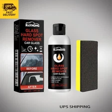 Glass Hard Spot Remover - Car Window Cleaner & Scratch Repair Polishing Cream 