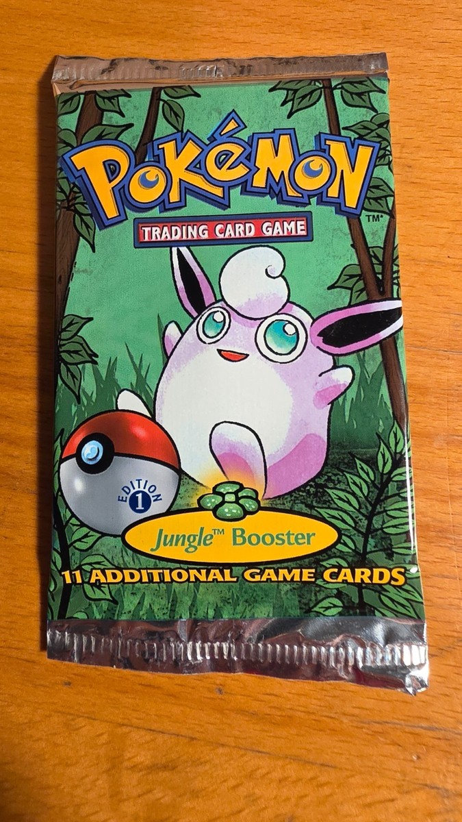 Pokemon 1999 Jungle 1st Edition Booster Pack - never been weighted