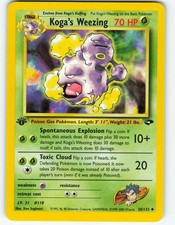 Koga's Weezing - 1st Edition - 50/132 Gym Challenge - Pokémon TCG - 2000 on eBay