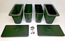 2013-2018 2019-2025  Dodge Ram Rear Floor Storage Bin Compartment Set Pair Black