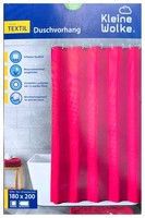 Kleine Wolke Duschvorhang Polyester ROT-PINK Wasserdicht 180X200 *Neu*