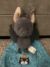 AUTHENTIC Jellycat BROOX BAT New BNWT Soft Plush Toy Halloween Wings Grey Black