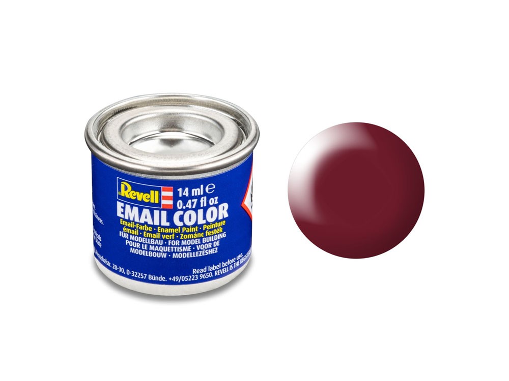 Revell Silk Purple Red (RAL 3004) Email Colour Enamel 14ml Model Paint No.331