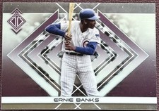 Ernie Banks 2025 Topps Transcendent Icons Chrome Image Variations Cubs
