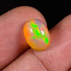 8.60 CT Natural Ethiopian Faceted +Opal Multi Fire Loose Gemstone Cabochon