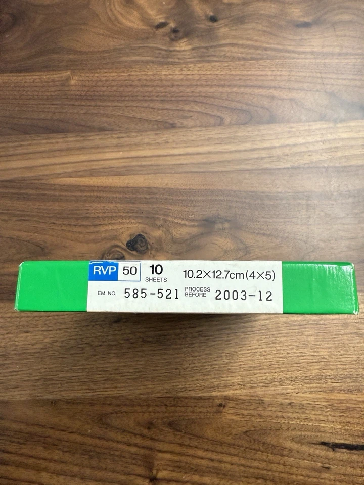 Fujifilm Velvia 4x5 10 hojas ISO50 2003 Foto 3 de 3