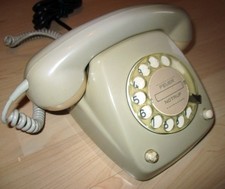 Altes nostalgie Post - Wählscheiben-Telefon DFG retro analog 616-1 von 1970