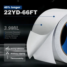 Aluminum Foil Duct Tape Heavy Duty 3.9 Mil, 2 Inch 2 inch x 22 yards, Silver 