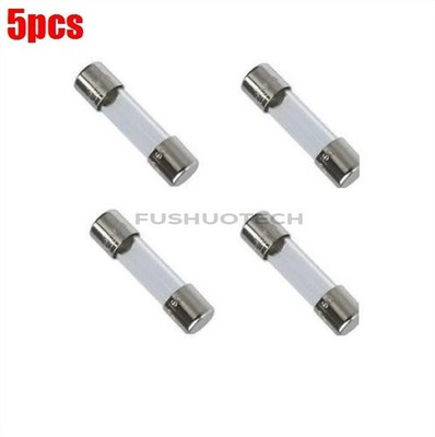 5Pcs Glass Fuse 5X20MM 250V 1A 1000Ma Fast Blow Rohs New Ic wc &ex