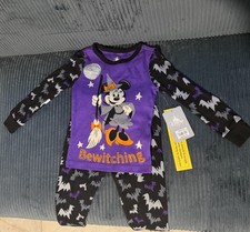 Disney Store /Baby Minnie Mouse Halloween Pajama Set Size 2T New With Tags