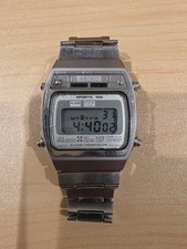 Vintage Seiko LCD A639-5000 Alarm Chronograph Mens Digital Watch