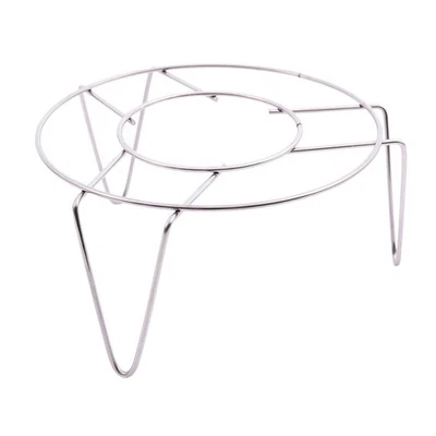 4X Stainless Stahldampfer Rack Stand KÜChe Kochen 3  Hoch F1I16053 - Bild 1 von 4