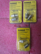 Lot of DeWalt 2 DW9083 and 1 DW9063 Bulbs DEWALT 18V 14.4 Volt Flashlights