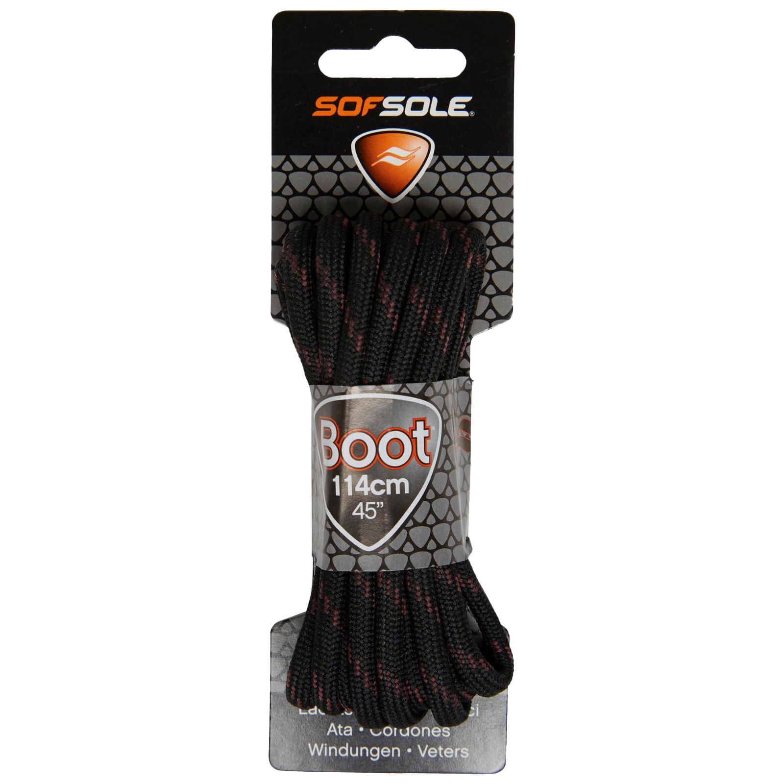 New Sof Sole Wax Boot Laces - 114cm