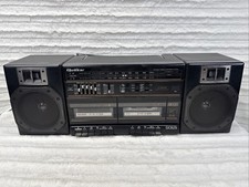 Quasar GX3629 Portable Cassette Boombox Stereo AM/FM Radio Retro READ 