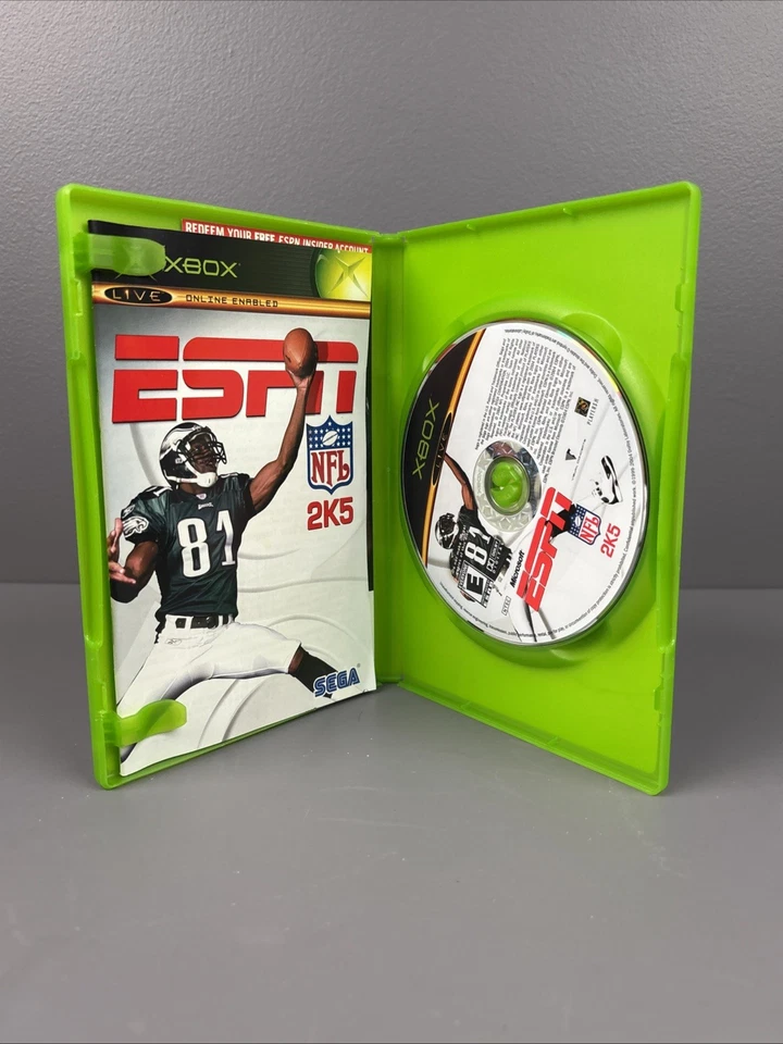ESPN NFL NBA MLB 2K5 FIFA 2005 (Microsoft Xbox, 2005) Complete Collection Used - Image 4 of 4
