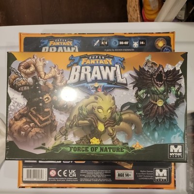 Super Fantasy Brawl: Force of Nature (Board Game Expansion) Mythic mini COMPLETE