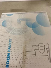 Bwe B-96020-C Single-Handle Bar Faucet, Swivel Spout, Stainless Steel