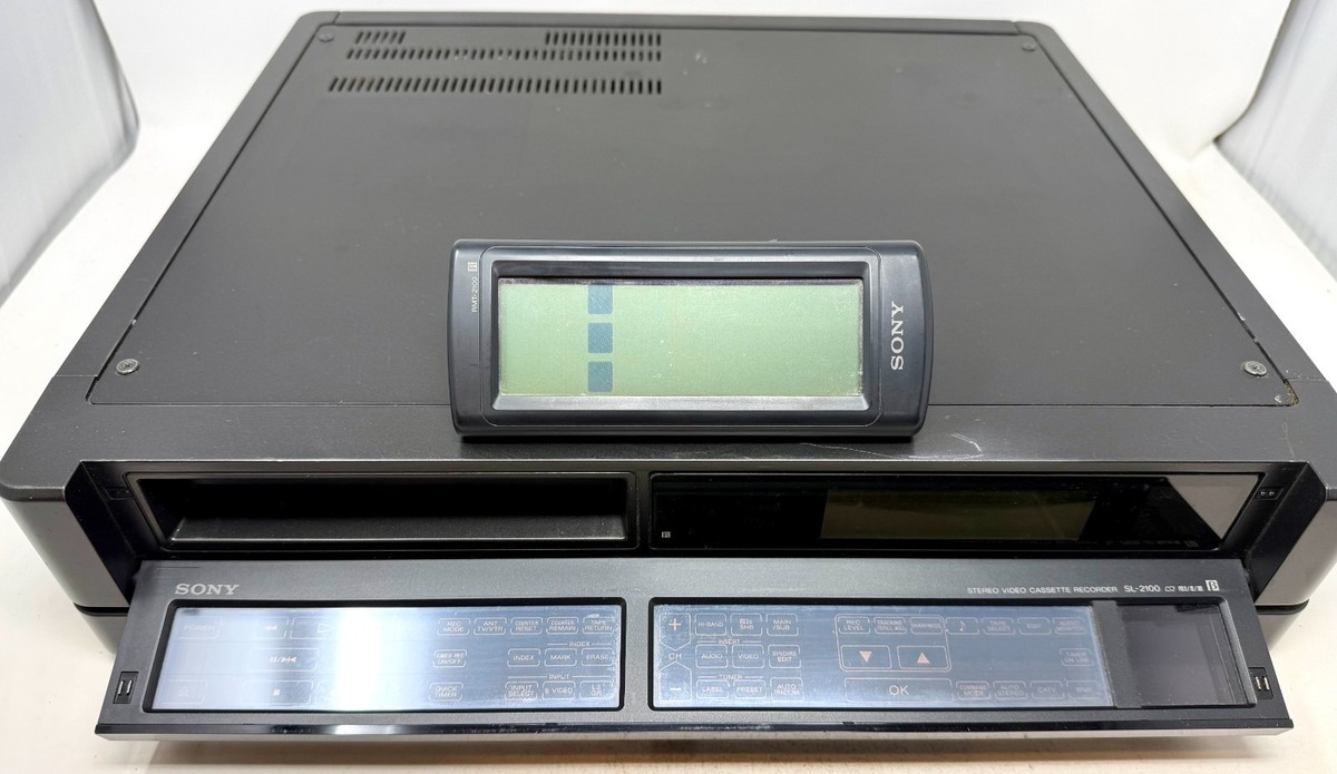 Sony SL-2100 Beta Betamax Video Cassette Recorder 100V Japan + RMT Sony SL-2100 Beta Betamax Video Cassette Recorder 100V Japan + RMT