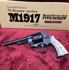 Tanaka Works N-Frame Hand Ejector 2nd Heavy Weight Character Toy Pearl Grip