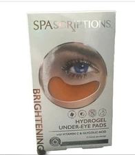 Spa Scriptions Hydrogel Underpads Hydrogel Under Eye Pads Vita C Glycolic Acid