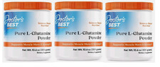 3 - Doctor's Best Pure L-Glutamine Powder, for Muscle Mass, Strength Exp 08/2026