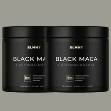 40,000mg 40x Strength Organic Black Maca Root with Ashwagandha - 2 pack