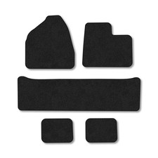 Kia Sedona (2006-2012) Premium Tufted Tailored Fit Car Mats  - Black Trim