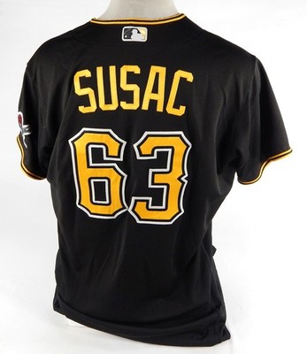 2021 Pittsburgh Pirates Andrew Susac #63 Game Issued Pos Used