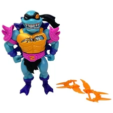 Turtles Of Grayskull Sla'Ker Action Figure Complete Mattel Used